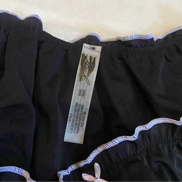 New! Frankie's Bikinis x PINK Hudson Ruffled Bloomer Bikini Bottom 1574 - Picture 4 of 8